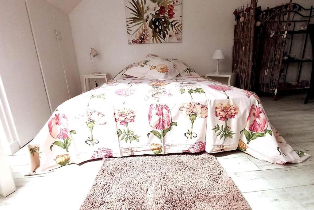 Le Cocon Rouge - Studio En Plein Centre Historique Lamballe Ngoại thất bức ảnh